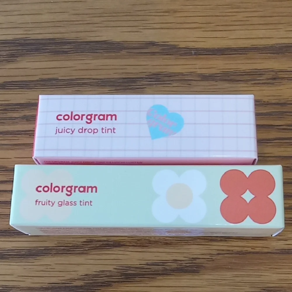 2 Colorgram Juicy Drop Stain and Fruity Glass Stain Korean
